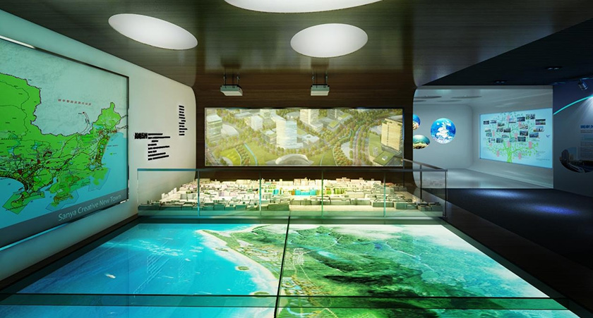 地產展廳多媒體沙盤