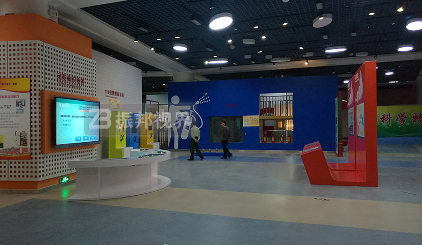 消防安全體驗(yàn)館大廳效果圖