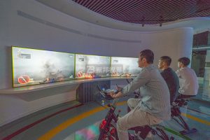 針對不同主題和風格的展廳設計，AR互動單車有哪些創意應用方案？